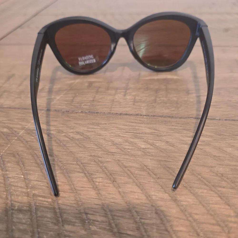 NEW RHEOS SOUTHERN TIDE BLACK MIRRORED AUTHENTIC SUNGLASSES 2115